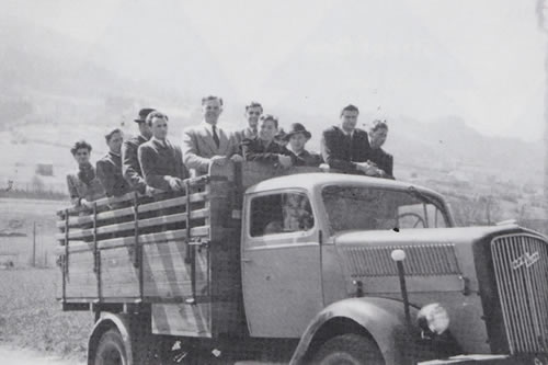 Fahrschule LKW nach dem 2. Weltkrieg